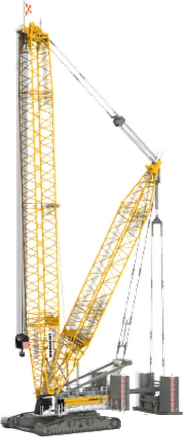 Guindaste treliçado LR1400 – 400 toneladas