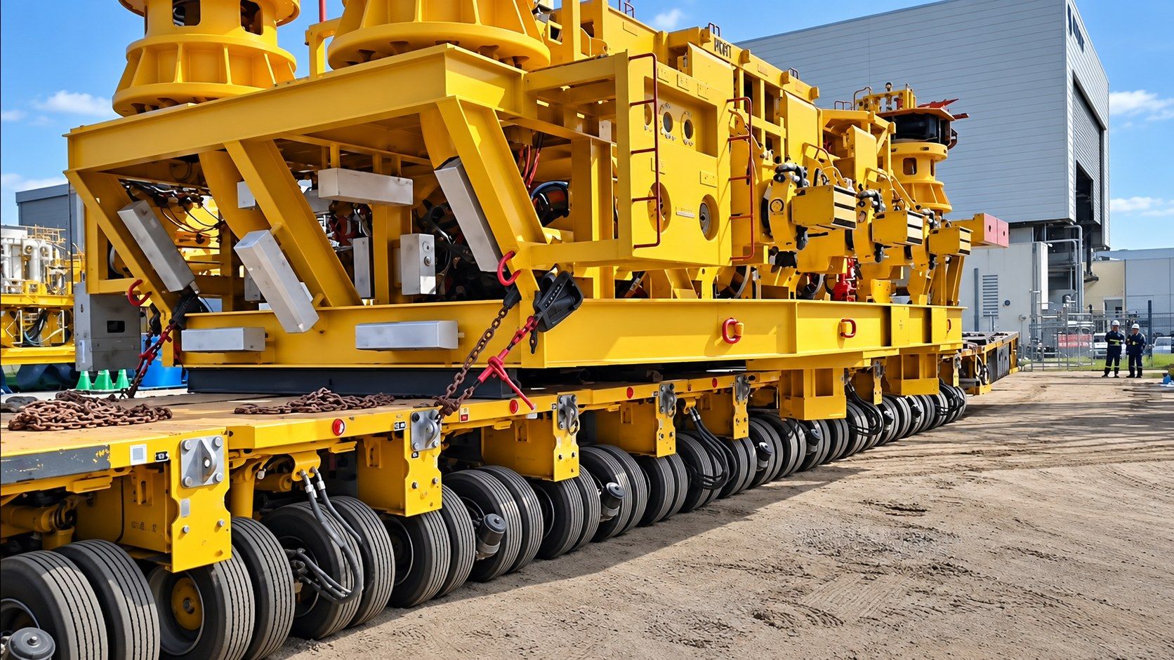 Equipamento modular de transporte pesado da Sotrel